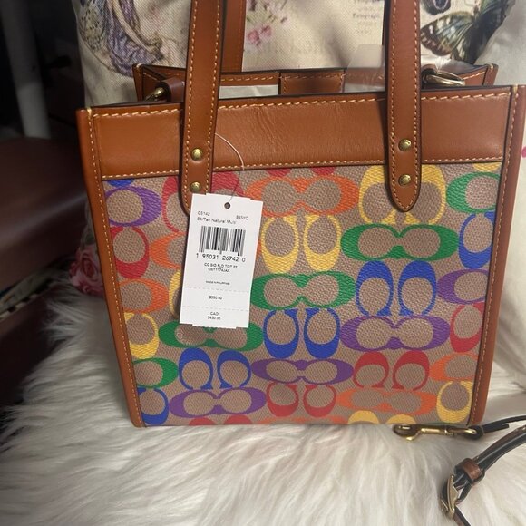 Field Spectrum Rainbow Canvas Tote 22 - Signature Edition - Picture 1 of 6